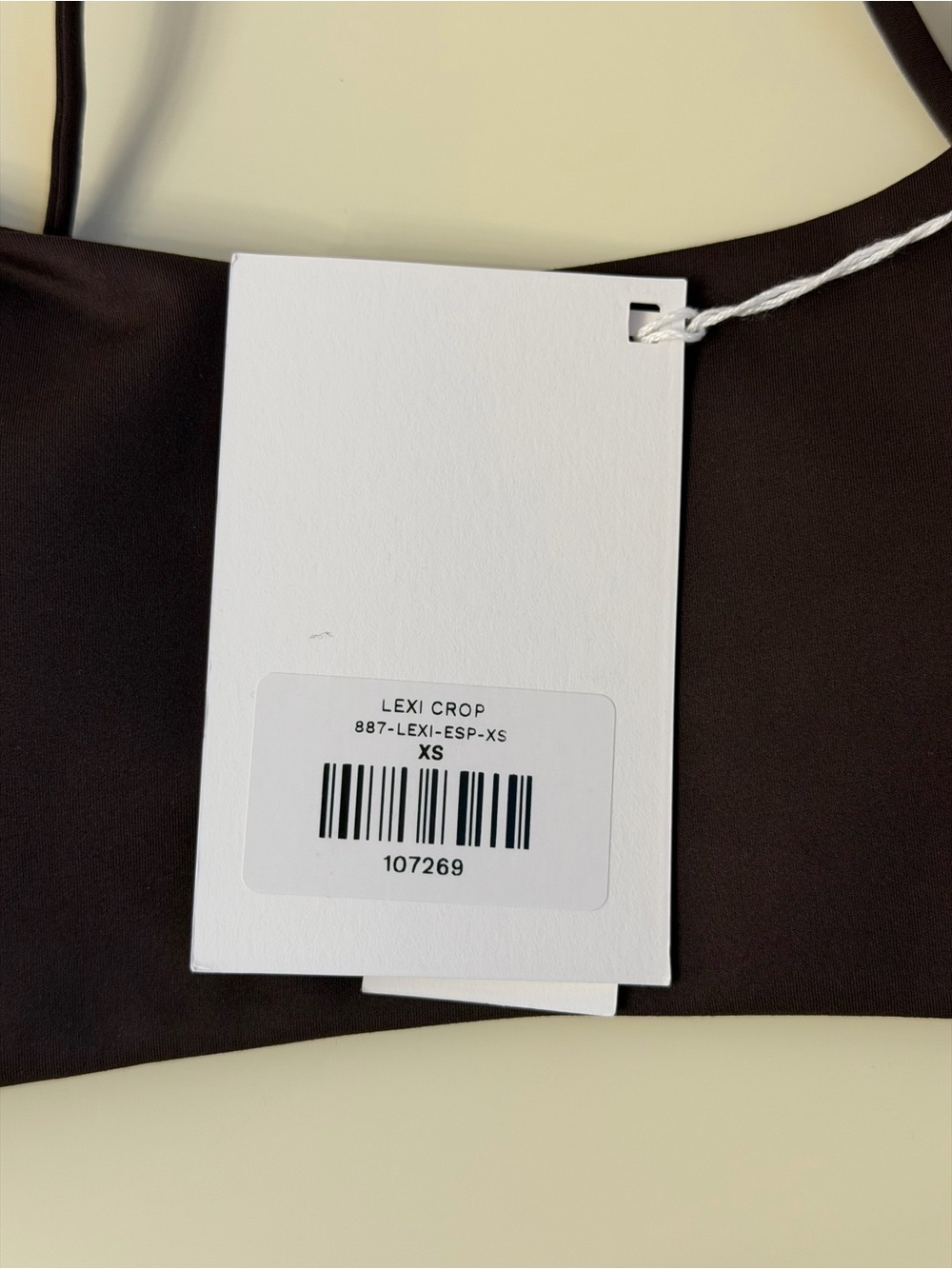 NWT CSB Serenity Lexi Crop XS in Espresso - Picture 8 of 9